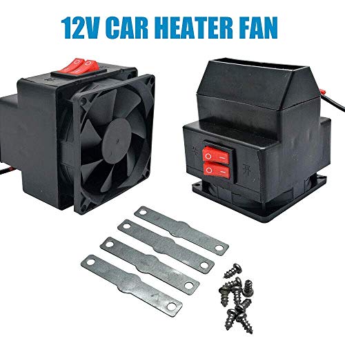 MACHSWON Portable Car Heater 2 in 1 Fast Heating & Cooling Fan Defrost for Automobile Windscreen Defog & Keeping Warm 12V 300W