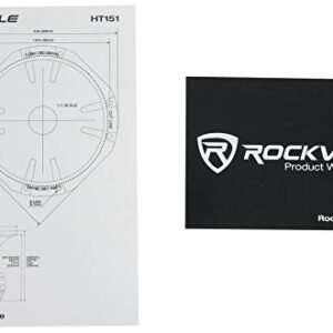 Rockville HT151 3" 450w Car/Pro Aluminum Horn Titanium Tweeter w/ 3" Voice Coil