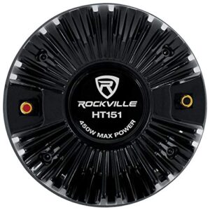 Rockville HT151 3" 450w Car/Pro Aluminum Horn Titanium Tweeter w/ 3" Voice Coil