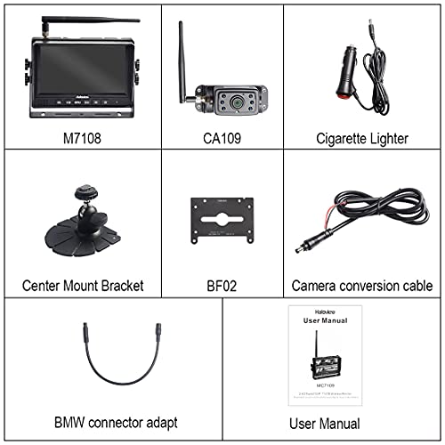 Haloview MC7109 7'' 720P HD Digital Wireless Rear View Camera System