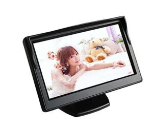 bw 5″ high resolution hd 800 * 480 (no 320 * 240) car tft lcd monitor screen with 2ch video for car rearview backup cameras/car dvd/vcd/gps/other video equipment
