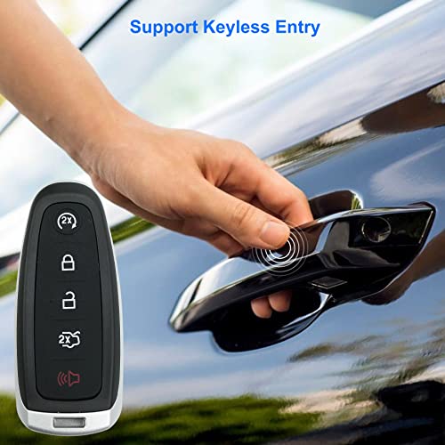 Car Key Fob Replacement Keyless Entry Remote Control Fits for Ford Edge Explorer 2011-2015 Expedition Focus Flex Taurus 2013-2019 Lincoln MKS MKT MKX Navigator M3N5WY8609 1piece