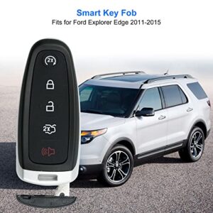 Car Key Fob Replacement Keyless Entry Remote Control Fits for Ford Edge Explorer 2011-2015 Expedition Focus Flex Taurus 2013-2019 Lincoln MKS MKT MKX Navigator M3N5WY8609 1piece