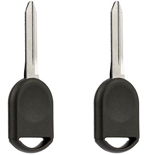 Replacement 80 Bit Transponder Ignition Car Key fits H92 H84 H85 (guaranteed to work) Ford Lincoln Mercury, Set of 2