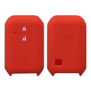 kwmobile key cover compatible with suzuki – red