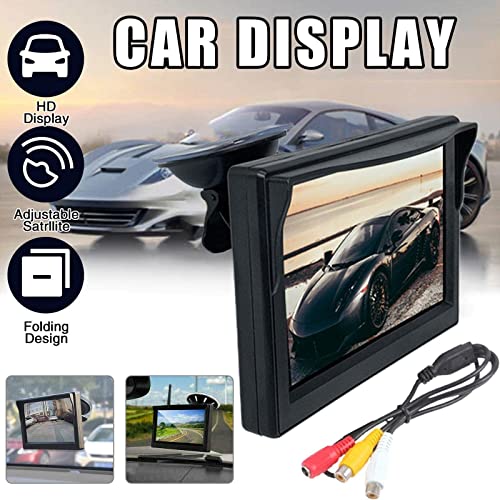 4.3 Inch Car Monitor Tft LCD Digital 16:9 800 * 480 Screen 2 Way Video Input Colorful for Reverse Rear View Camera DVD Vcd P8l2