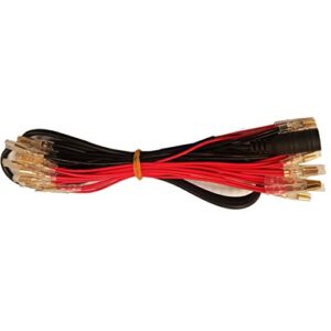 power wiring harness up to 18 arcade led lighted buttons w/ 5.5mm x 2.1mm barrel connector