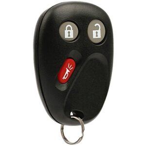 car key fob keyless entry remote fits buick rainier/chevy trailblazer/gmc envoy/isuzu ascender/oldsmobile bravada (fits part # 15008008 15008009)
