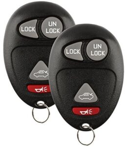 discount keyless replacement key fob car entry remote for century regal rendezvous aztek intrigue grand prix l2c0007t (2 pack)