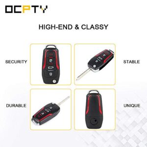 OCPTY 1 X Flip Key Entry Remote Control Key Fob Transmitter Replacement for 2005-2013 for Ford for Mustang CWTWB1U331 4 Buttons 315 Mhz 63chips