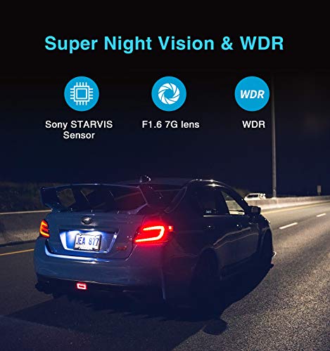 【Bundle: VIOFO A129 Plus Duo with GPS + CPL】 VIOFO Dual Dash Cam, 2K 1440P 60fps+1080P 30fps Front and Rear Dash Camera with Wi-Fi GPS, Parking Mode, Super Capacitor, Motion Detection (A129 Plus Duo)