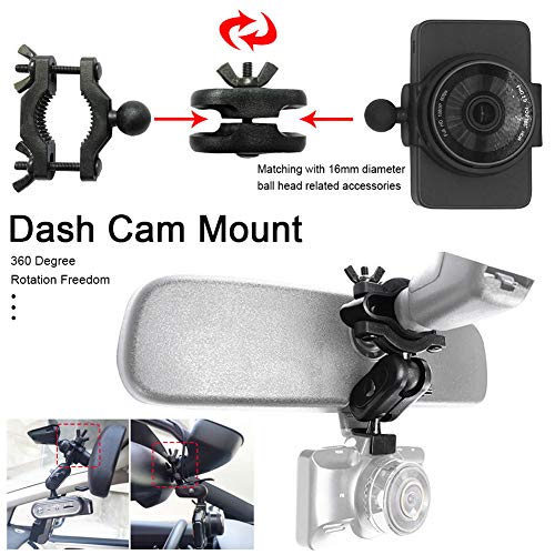 CALIDAKA Car Interior Holder Camera Bracket Auto Driving Universal Dash Cam Mount Dash Cam Mount Holder