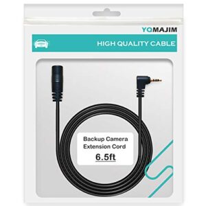 dash cam extension cable,2.5mm end 6.5 ft extension cord for dash camera, extend camera cable for rear view reverse,camera mirror camera,backup camera extension cable(6.5ft)