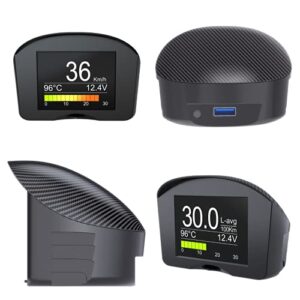 head-up display, speedometer car alarm car obd hud multi-function digital meter driving computer display with led head unit, scan and clear dtcs