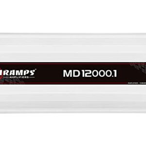 Taramps MD 12000.1 0.5 Ohm 12000 Watts Class D Full Range Mono Amplifier