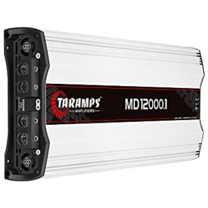 Taramps MD 12000.1 0.5 Ohm 12000 Watts Class D Full Range Mono Amplifier