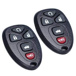 Key Fob Remote Replacement Fits for Chevy Impala 2006 2007 2008 2009 2010 2011 2012 2013 Cadillac DTS Buick Lucerne 2006-2011 Chevrolet Monte Carlo 2006-2007 Keyless Entry Remote Start Control