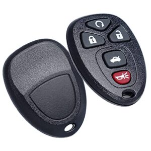 Key Fob Remote Replacement Fits for Chevy Impala 2006 2007 2008 2009 2010 2011 2012 2013 Cadillac DTS Buick Lucerne 2006-2011 Chevrolet Monte Carlo 2006-2007 Keyless Entry Remote Start Control