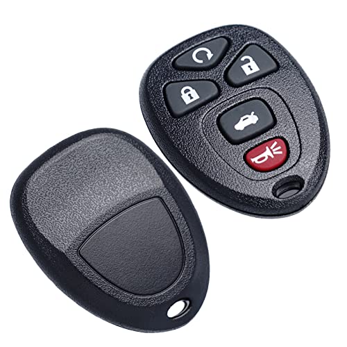 Key Fob Remote Replacement Fits for Chevy Impala 2006 2007 2008 2009 2010 2011 2012 2013 Cadillac DTS Buick Lucerne 2006-2011 Chevrolet Monte Carlo 2006-2007 Keyless Entry Remote Start Control