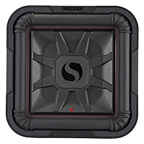 KICKER 46L7T124 L7T L7-Thin 12-Inch (30cm) Subwoofer, Dual Voice Coil, 4-Ohm, 600 Watt