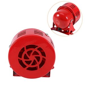 12V 1.5A Siren Whistle, 110dB Electric Car Truck Motorcycle Driven Horn Alarm Siren (Air Raid) Loud 50s Red 12V Car Alarm & Safety