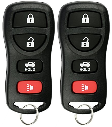 KeylessOption Keyless Entry Remote Control Car Key Fob for Nissan Infiniti KBRASTU15 (Pack of 2)