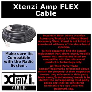 Xtenzi 6Pin Flex Cable XTFC Wire Accessory XT91617 for Amp Remote Bass Knob Compatible with Boss Audio Amplifiers