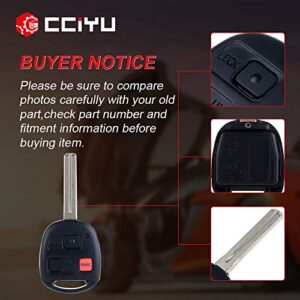 CCIYU for Lexus Key Fob Keyless Ignition Uncut 3 Buttons for Lexus Rx300 Keyless Entry Remote Fob 1999-2003 for Lexus Rx300 Series Remote Keyless Entry OE Adp12548701s n14tmtx1 Set of1