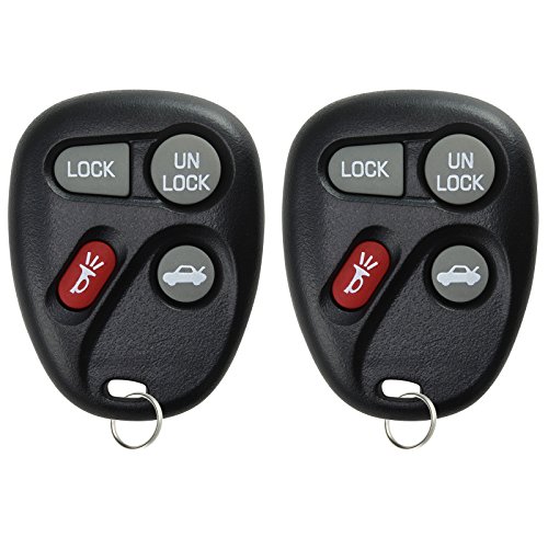KeylessOption Keyless Entry Remote Key Fob Replacement for 10443537 (Pack of 2)