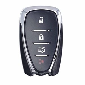 Key Fob Replacement Compatible for Chevy Malibu Cruze Camaro 2016 2017 2018 2019 2020 2021 Proximity Smart Keyless Entry Remote Control HYQ4EA 13508771 433Mhz 13584504 4-Button 13529660