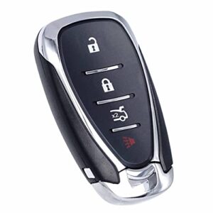 Key Fob Replacement Compatible for Chevy Malibu Cruze Camaro 2016 2017 2018 2019 2020 2021 Proximity Smart Keyless Entry Remote Control HYQ4EA 13508771 433Mhz 13584504 4-Button 13529660