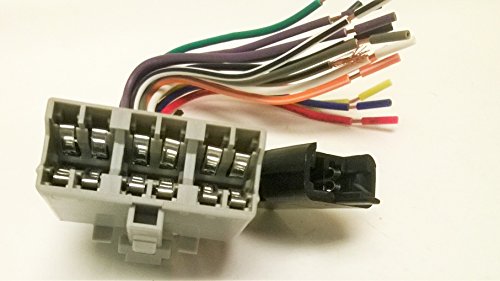 Reverse Wire Harness - Replaces Factory Cut Harness Plugs into The Factory Radio from a Pontiac A6000 (1982-1989), Bonneville (1987-1991), Fiero (1984-1988) …