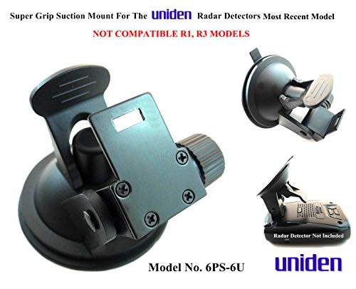 6PS-6U Suction Mount & Cup Good for The Most UNIDEN Radar Detector Models