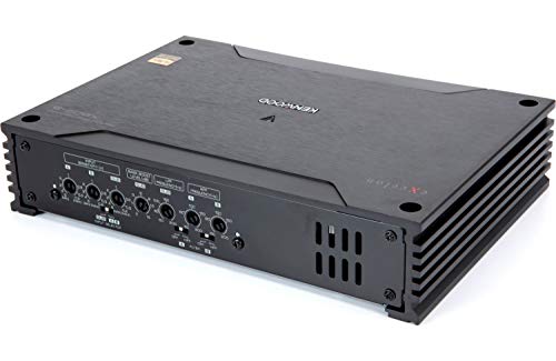 Kenwood eXcelon X802-5 5 Channel Power Amplifier 500 Watt RMS at 1 Ohm X8025 (Renewed)