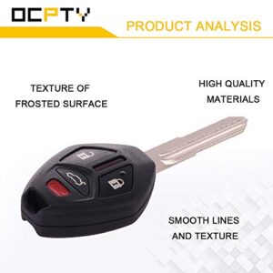 OCPTY 1X Flip Key Entry Remote Control Entry Remote Key Fob Transponder Ignition Key for 07 08 09 10 11 12 for Mitsubishi Eclipse Galant OUCG8D620MA OUCG8D-620M-A 850G-G8D620MA