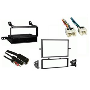 compatible with nissan pathfinder 2005 2007 non nav multi din stereo harness radio dash kit