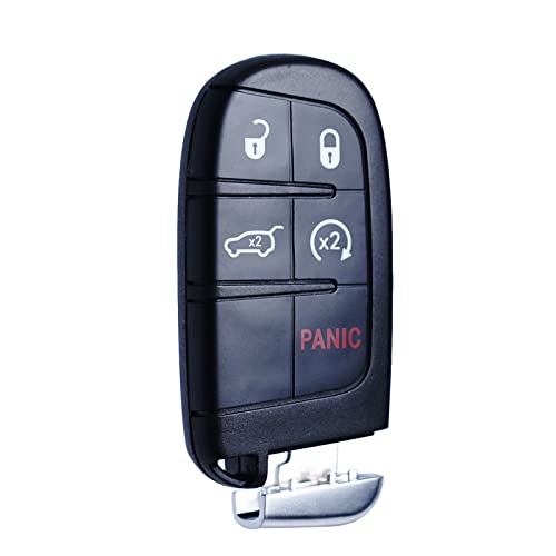 Key Fob Replacement Compatible for Jeep Grand Cherokee 2014 2015 2016 2017 2018 2019 2020 2021 Proximity Smart Key Car Keyless Entry Remote Control Remote Start M3N-40821302 68143505AC 68143505AA