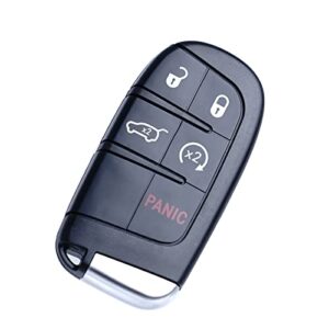 Key Fob Replacement Compatible for Jeep Grand Cherokee 2014 2015 2016 2017 2018 2019 2020 2021 Proximity Smart Key Car Keyless Entry Remote Control Remote Start M3N-40821302 68143505AC 68143505AA