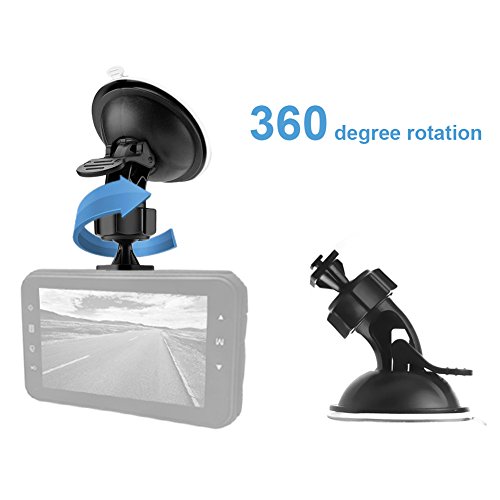 Hundyer Come with 14PCS Bracket Suit Most Other Dash Cameras and Cam/GPS Compatible with APEMAN Rexing YI 2.7 Peztio Roav VaVa KDLINKS X1