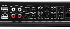 Sound Storm Labs EV4.1600 Evolution 1600 Watt 4 Channel 2 to 8 Ohm Stable Class A B Full Range Bridgeable Mosfet Car Amplifier with Remote Subwoofer Control