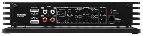 Sound Storm Labs EV4.1600 Evolution 1600 Watt 4 Channel 2 to 8 Ohm Stable Class A B Full Range Bridgeable Mosfet Car Amplifier with Remote Subwoofer Control