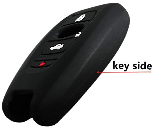 Silicone rubber Smart Key Fob Covers Case Protector Keyless Remote Holder for Subaru Forester Sti Outback XV Crosstrek Impreza BRZ WRX