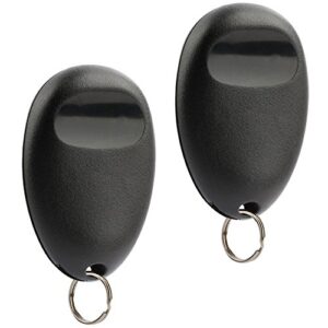 Key Fob Keyless Entry Remote fits Buick Century Regal Rendezvous/Oldsmobile Intrigue/Pontiac Aztek Grand Prix 2001 2002 2003 2004 2005 2006 2007 (L2C0007T), Set of 2