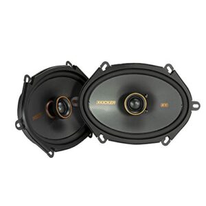 kicker ksc680 6×8″ car audio coaxial speakers