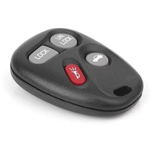 GZYF Keyless Entry Remote Car Key Fob Replacement W/ 4-Button, Self-Programming (Fits Replace #ABO1502T)