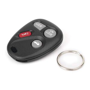 GZYF Keyless Entry Remote Car Key Fob Replacement W/ 4-Button, Self-Programming (Fits Replace #ABO1502T)