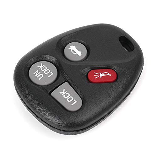 GZYF Keyless Entry Remote Car Key Fob Replacement W/ 4-Button, Self-Programming (Fits Replace #ABO1502T)