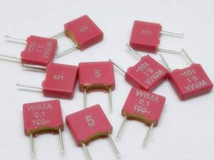 10pcs 0.1uf 100nf 104 100v wima mks2 audio grade metalized polyester capacitor