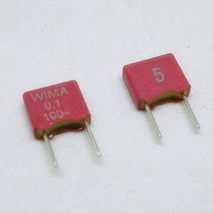 10PCS 0.1uf 100nf 104 100V WIMA MKS2 Audio Grade Metalized Polyester Capacitor