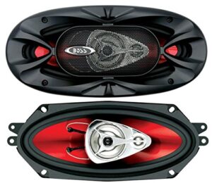 boss audio systems ch4330 car speakers – 400 watts of power per pair and 200 watts each, 4 x 10 inch, full range, 3 way, sold in pairs, easy mounting